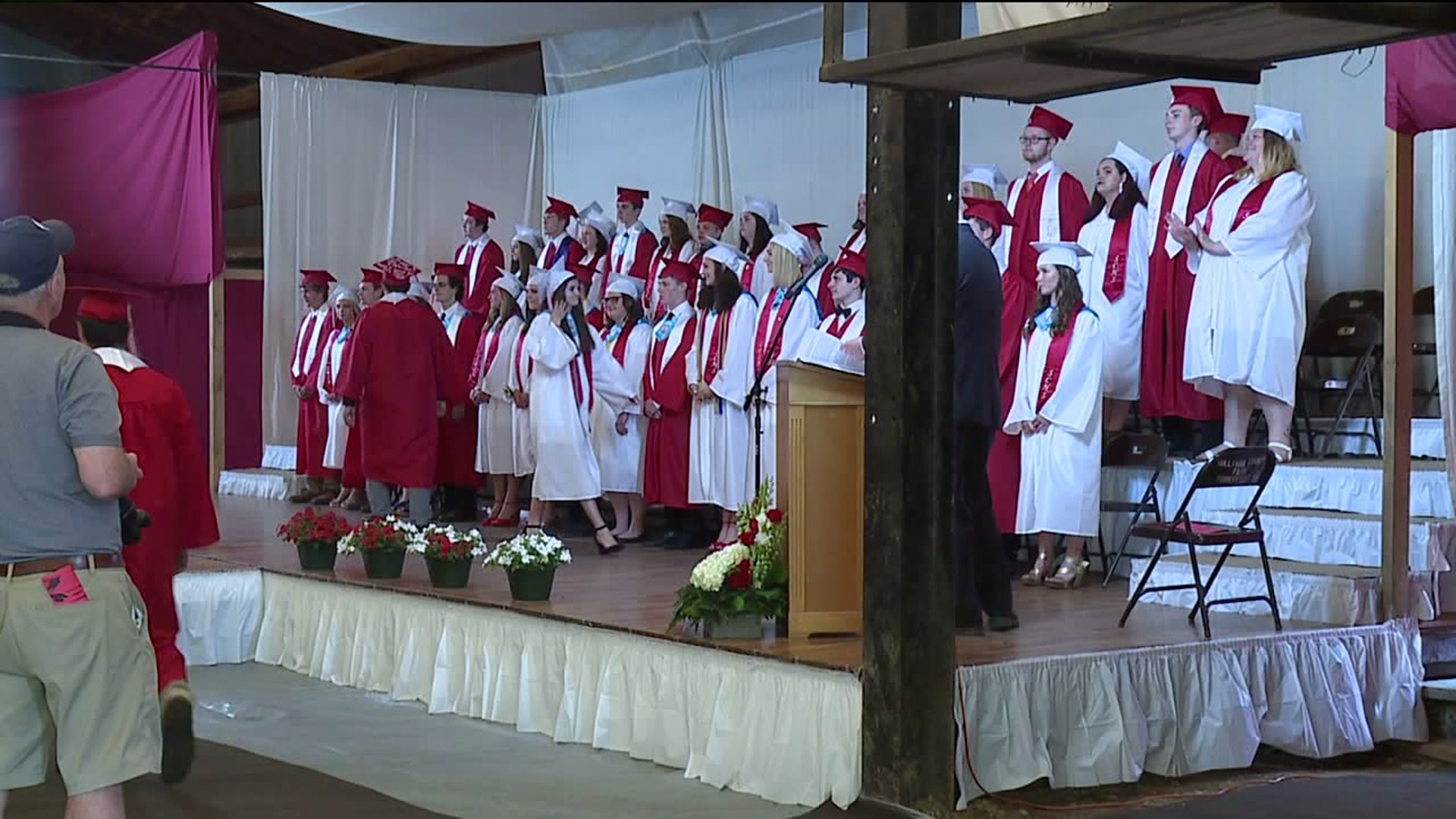 Sullivan County High School Graduation Held at County Fairgrounds After Fire
