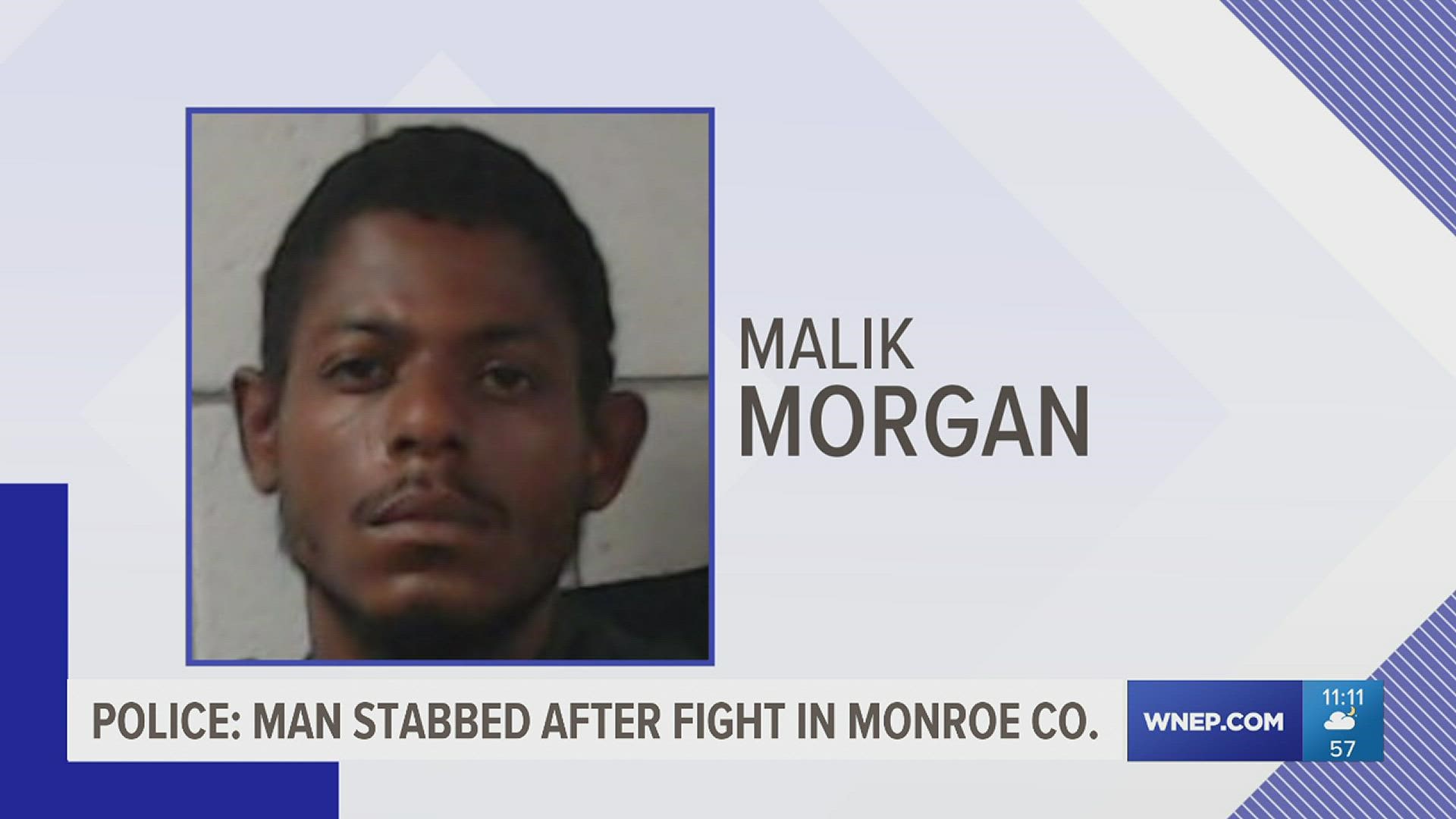 A man is locked up after a stabbing early Saturday morning in the Poconos.