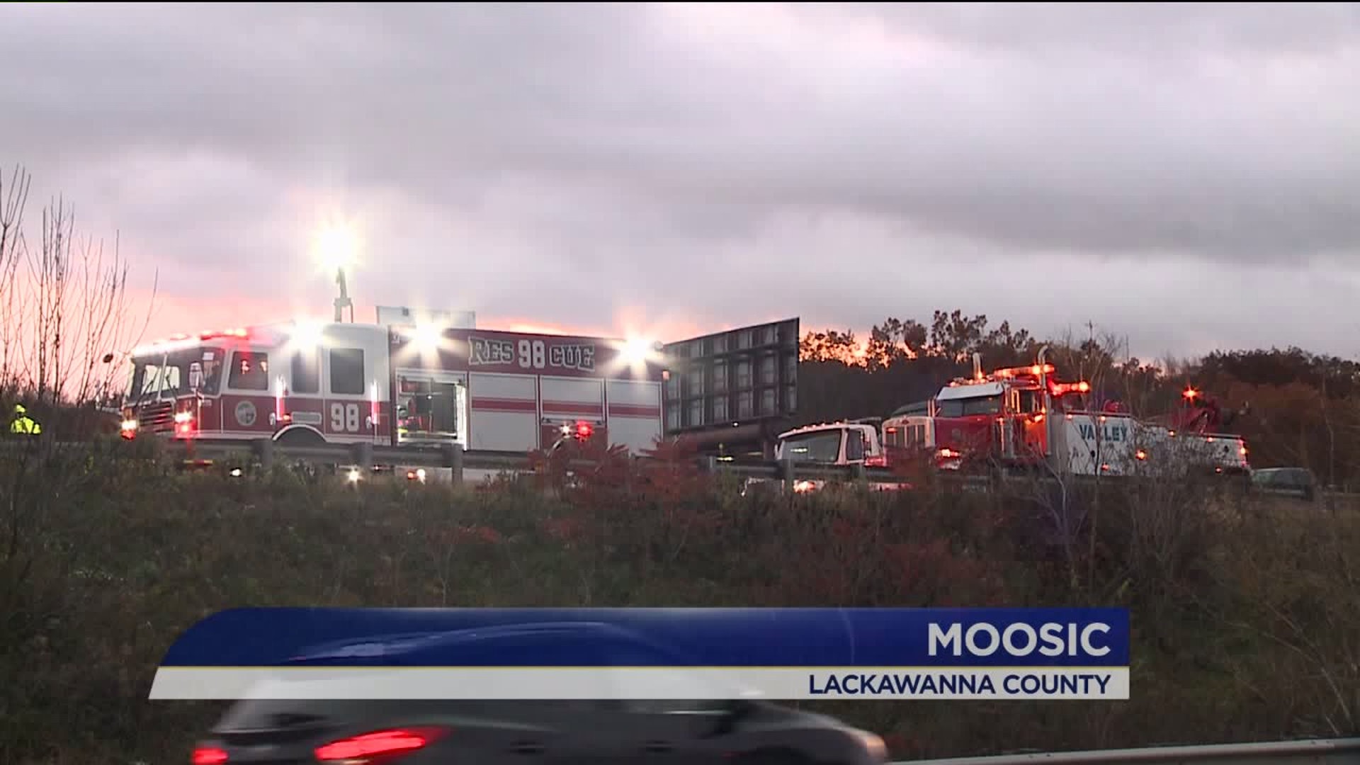 Multiple Crashes Cause Traffic Problems in Lackawanna County