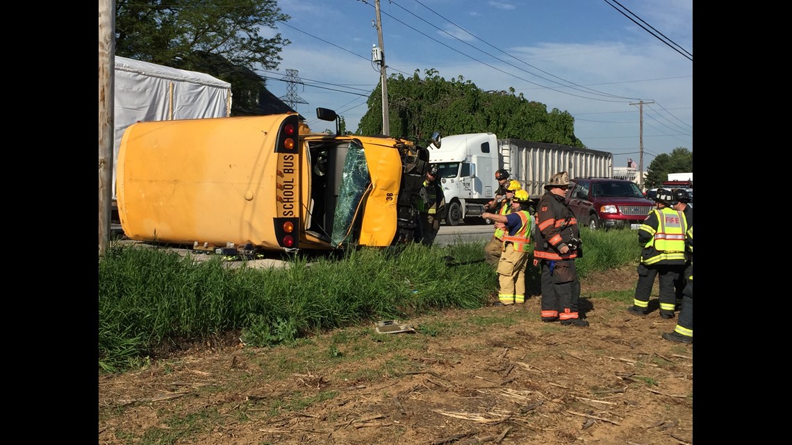 One Child Airlifted to Hospital After School Bus Crash Near Lancaster ...