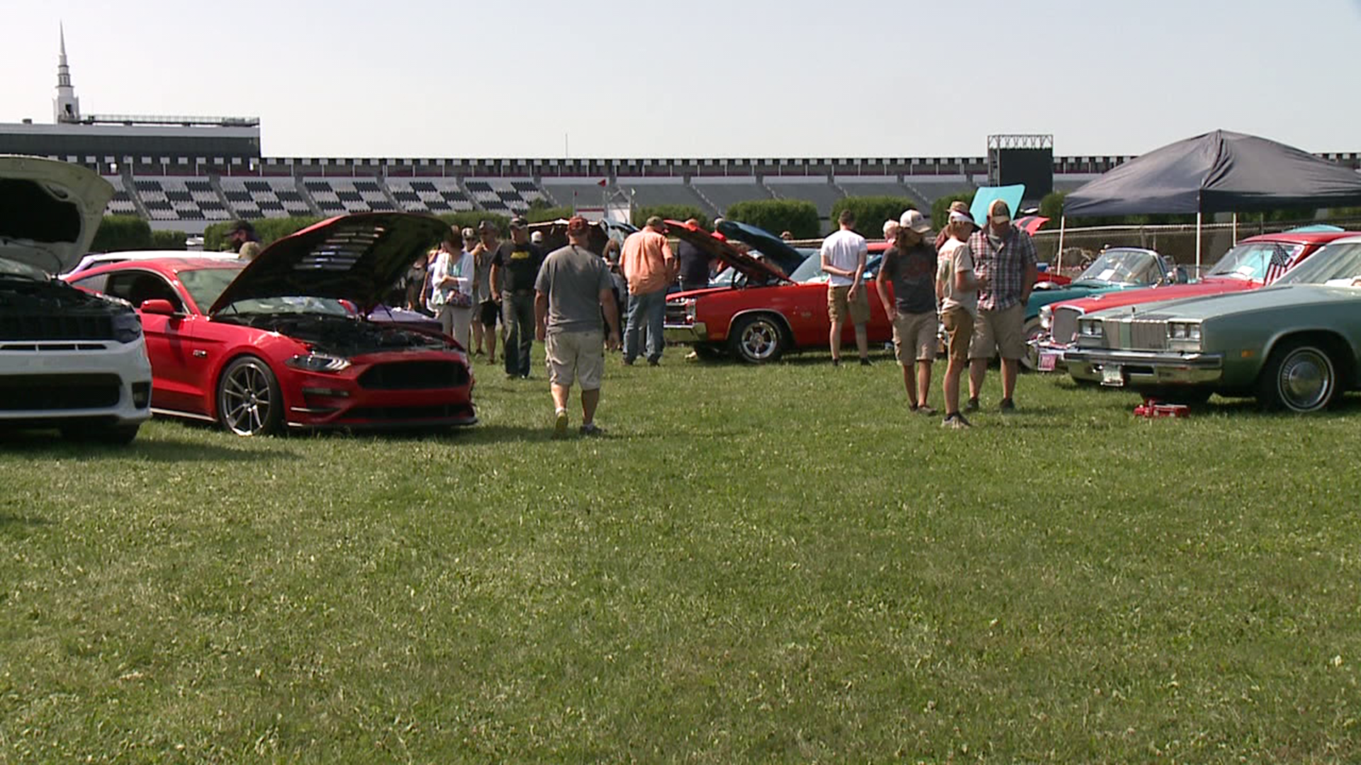More than 100 vehicles were at The Blakeslee Rotary Club 2nd annual Car Show.