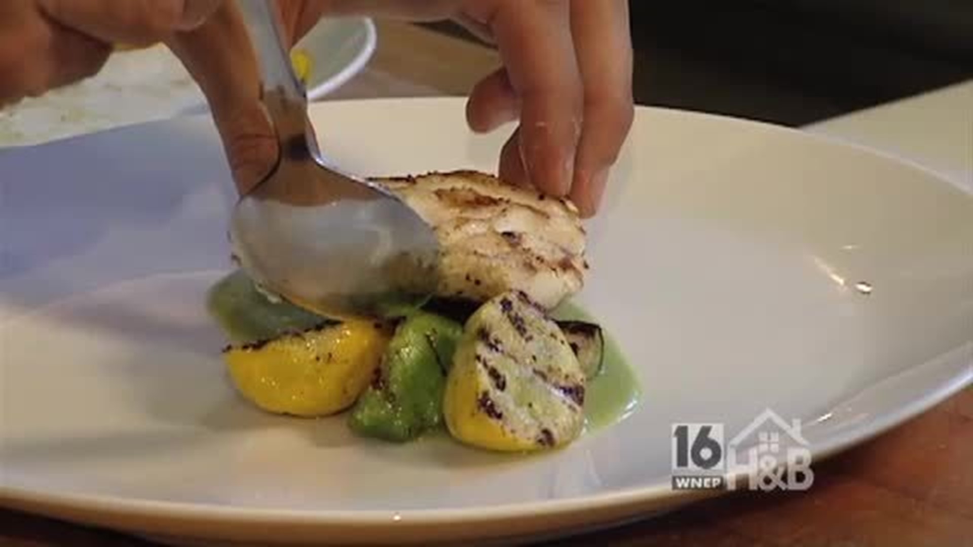 Grilled Grouper with Fresh Local Vegetables