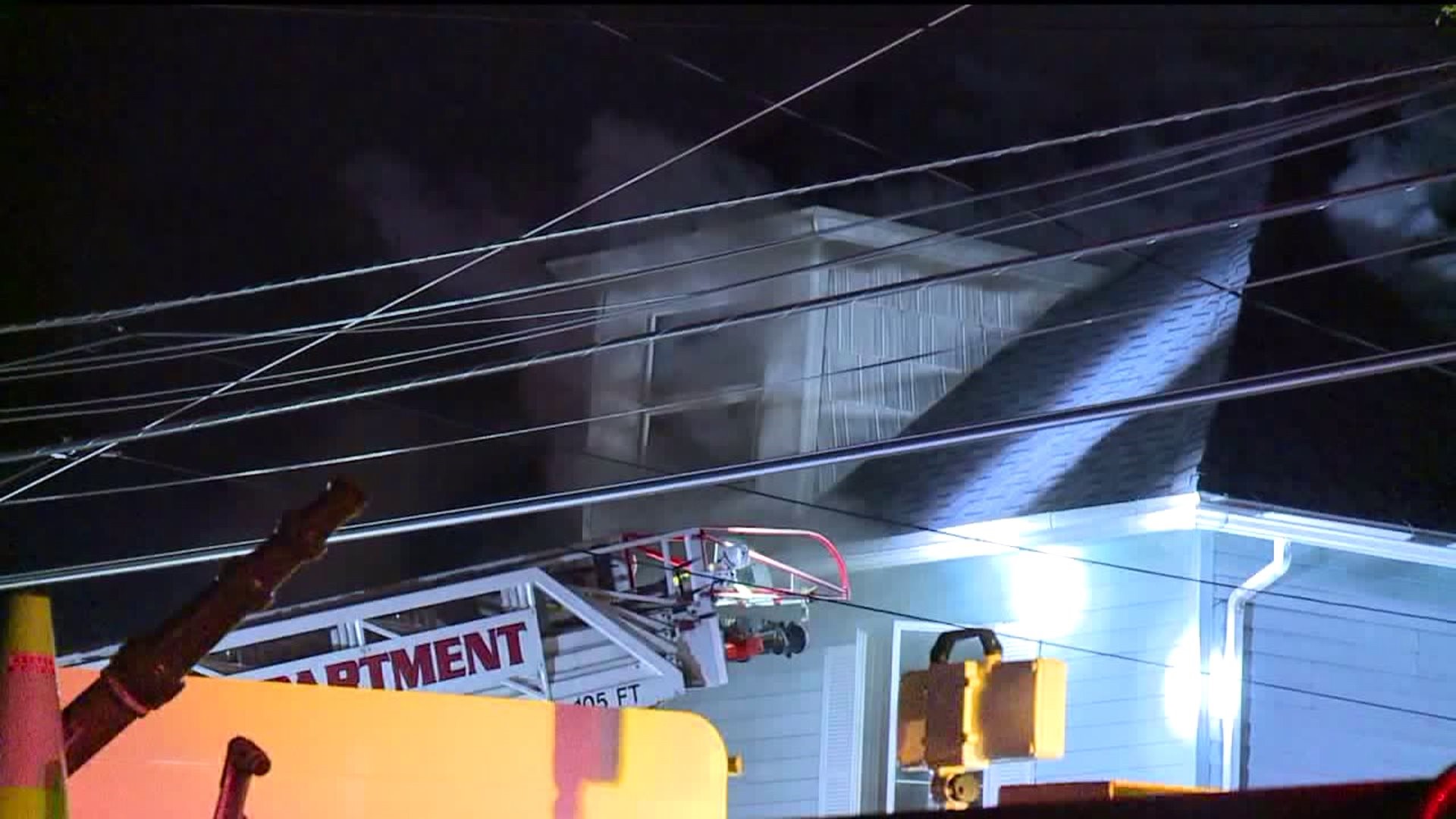 Fire Damages Home in Wyoming