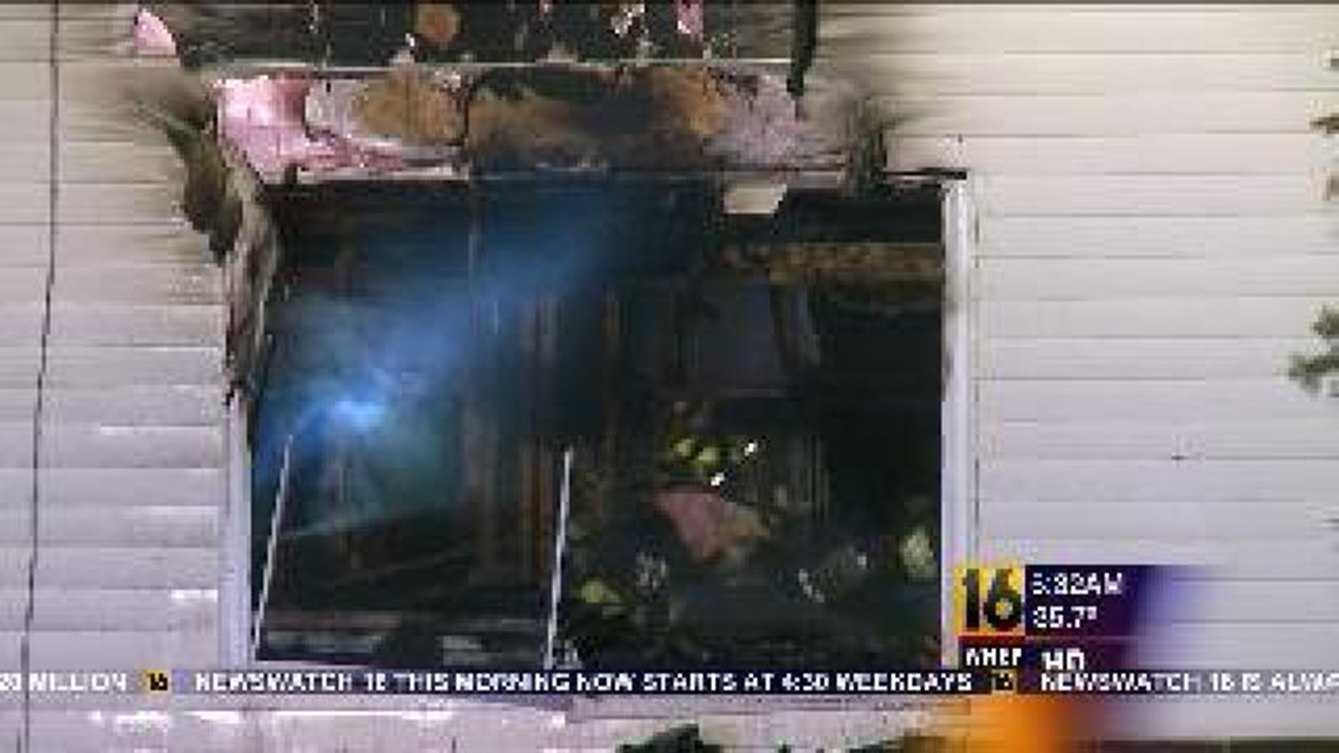 Fire Forces Family From Home