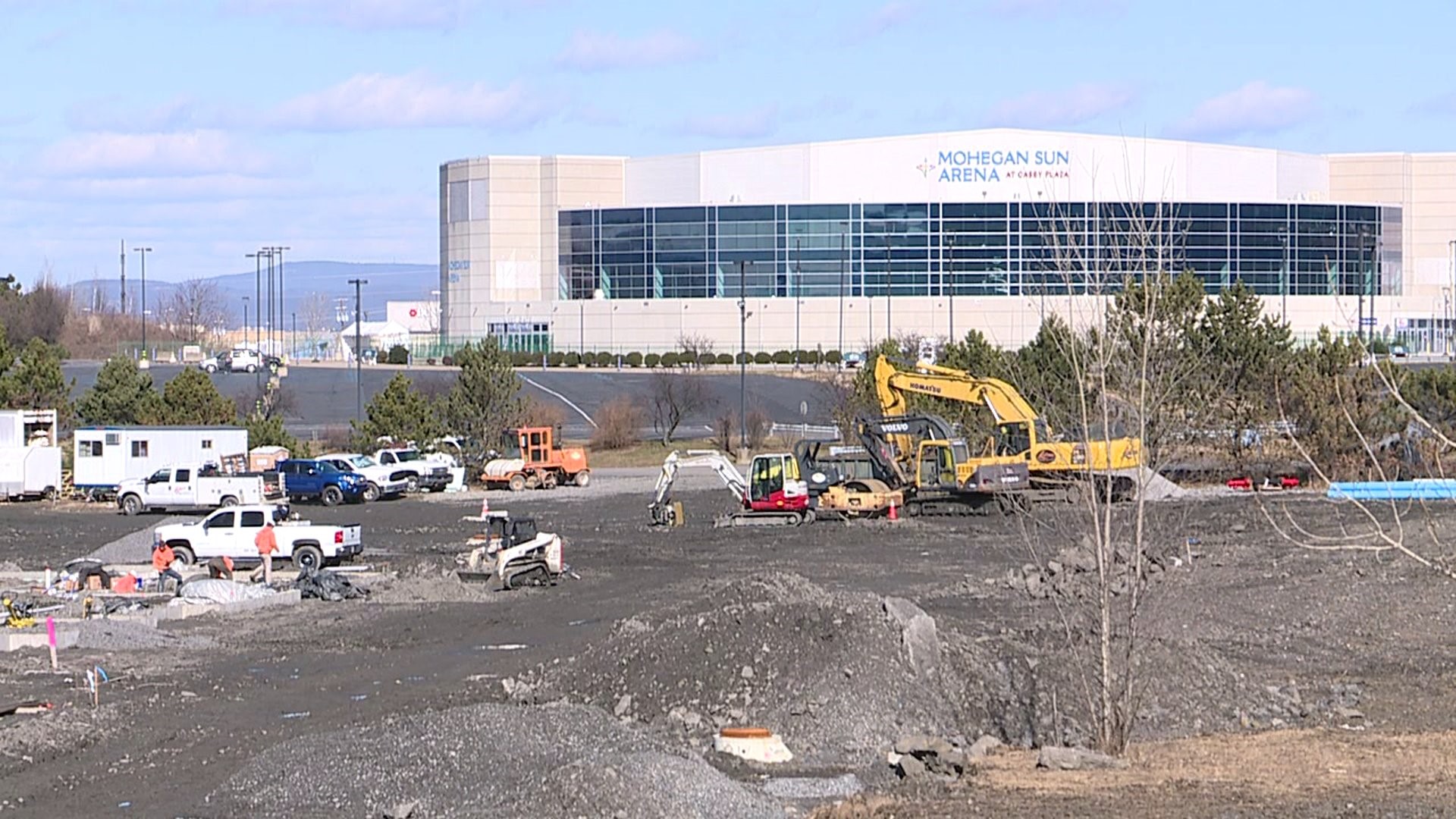 Construction has begun on two new hotels in one Luzerne County community, but not everyone is welcoming the additions.