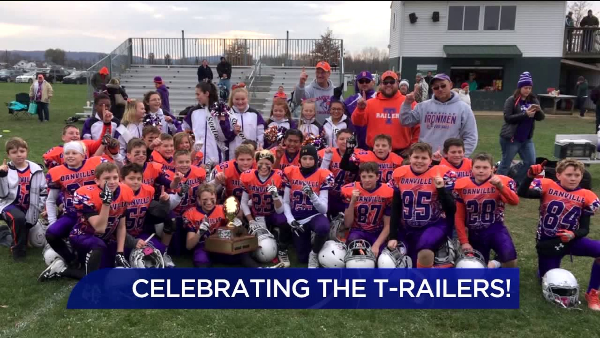 Celebrating the Danville T-Railers Youth Football Team