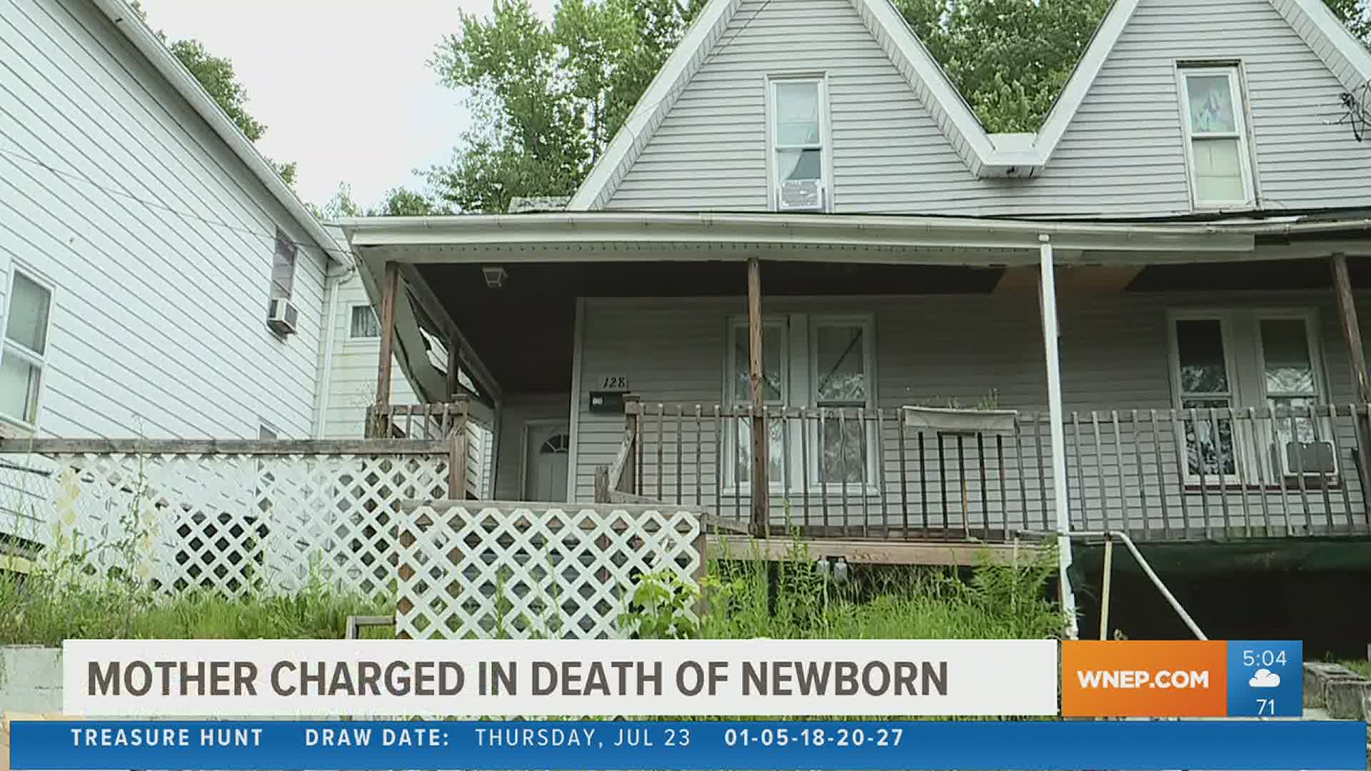 Police say the woman was on drugs the night of the infant's death.