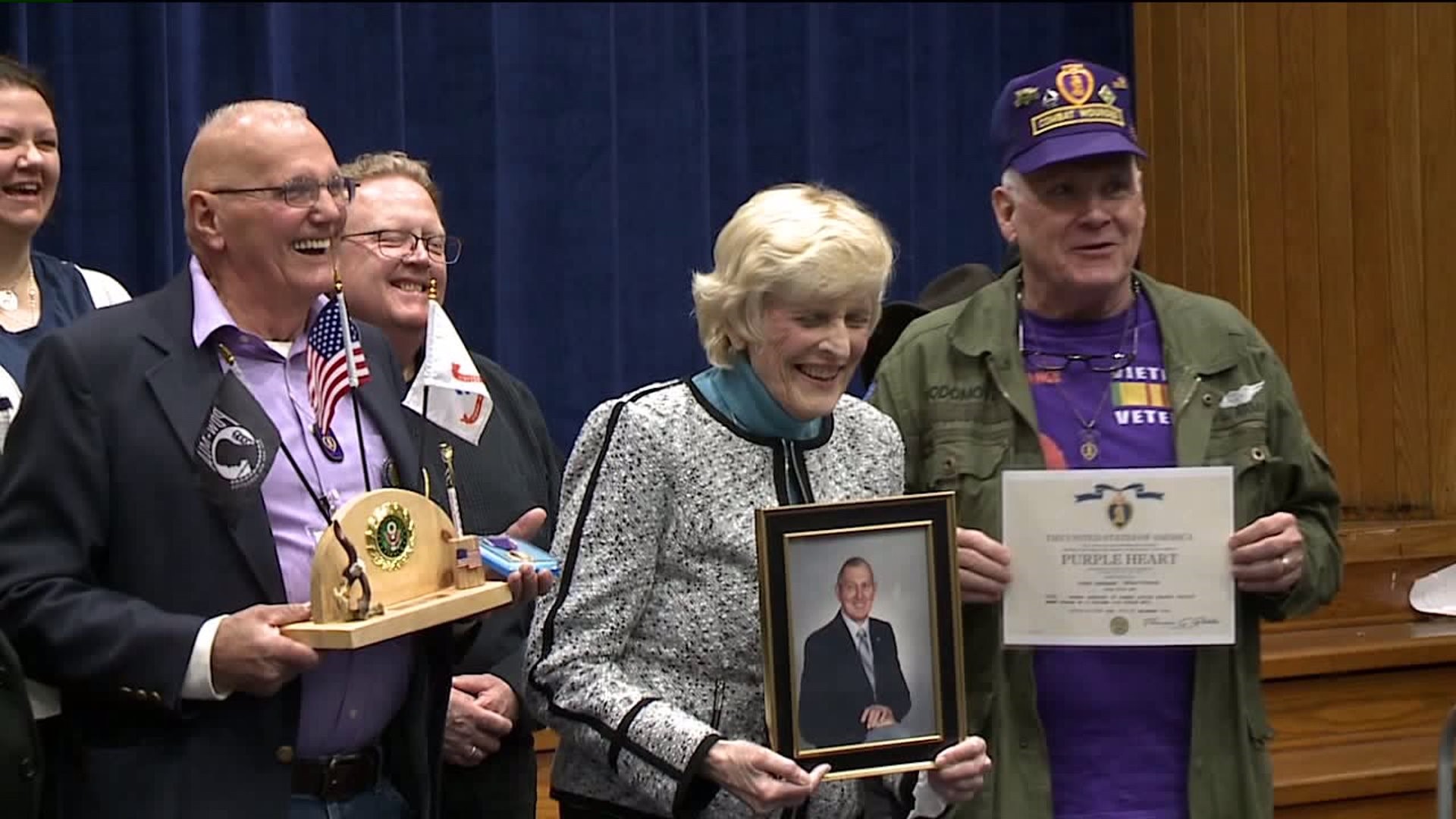 Veterans Recognized at Ceremony in Columbia County