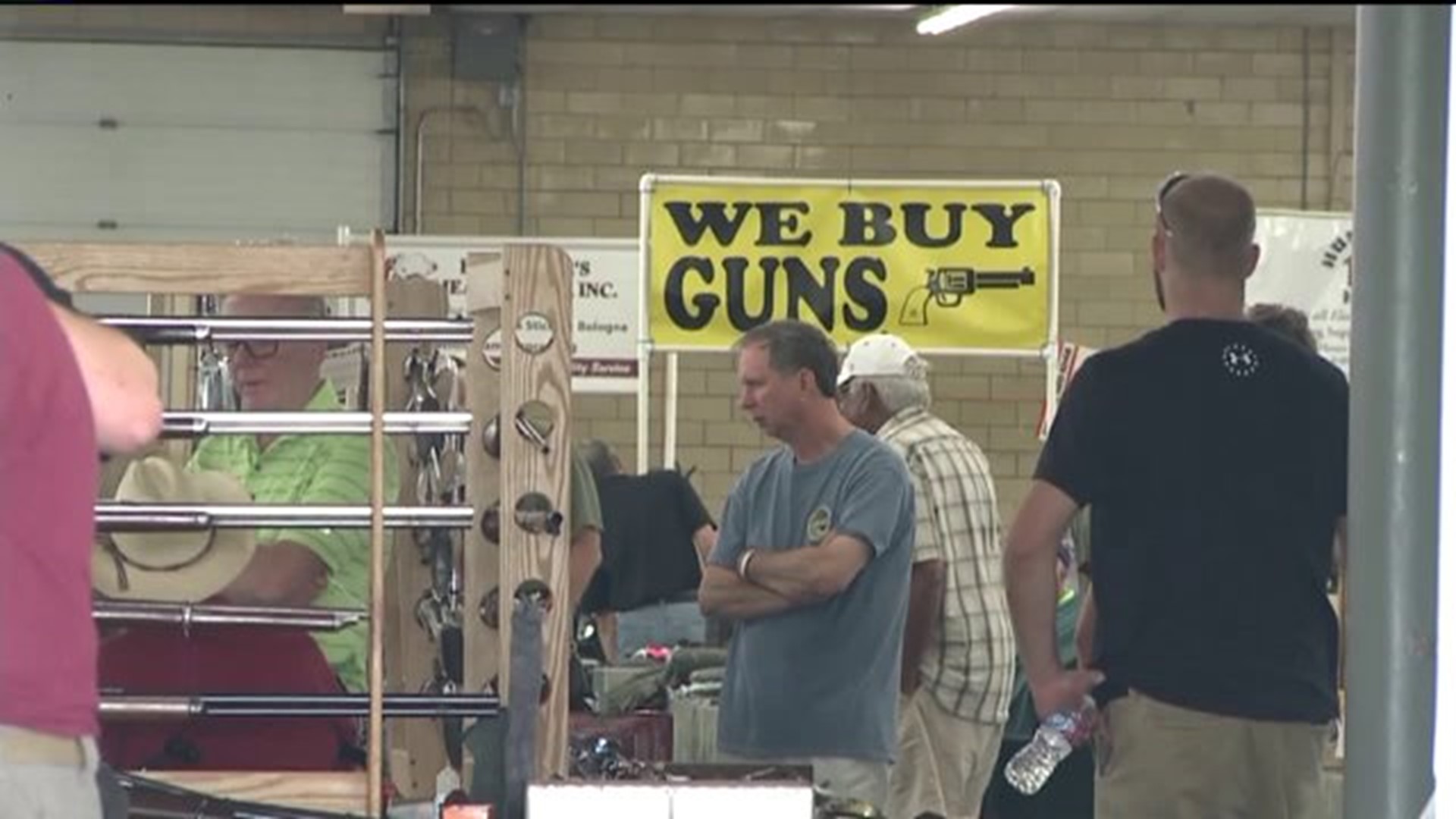 Woman Shot at Gun Show