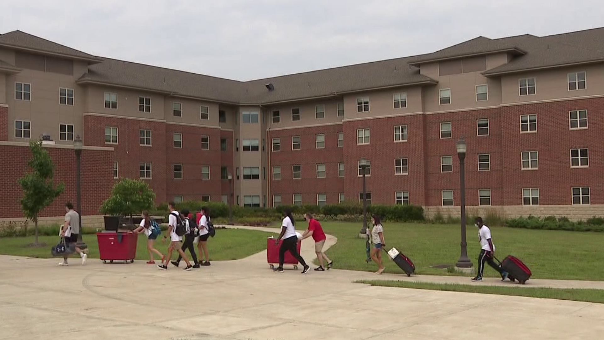 Move-in day at ESU actually happened for the first time since the pandemic sent most students home to learn virtually.