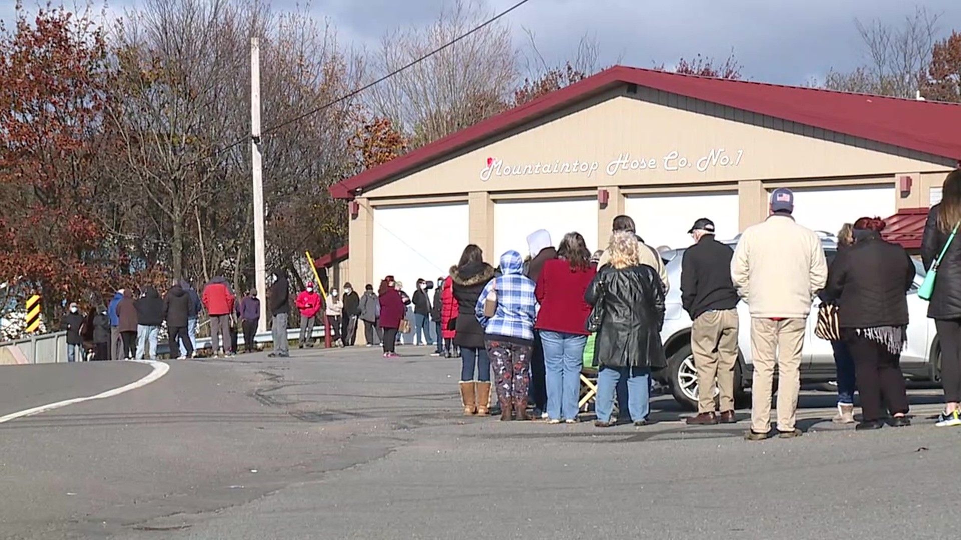 Long lines greeted voters at voting locations across the county.