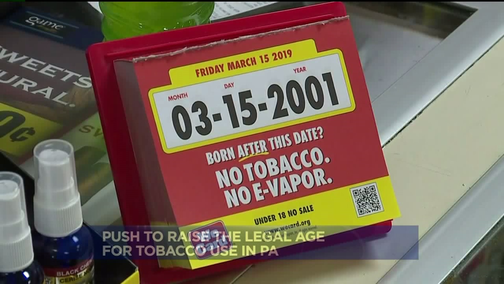 Seeking to Raise Legal Age of Tobacco Use