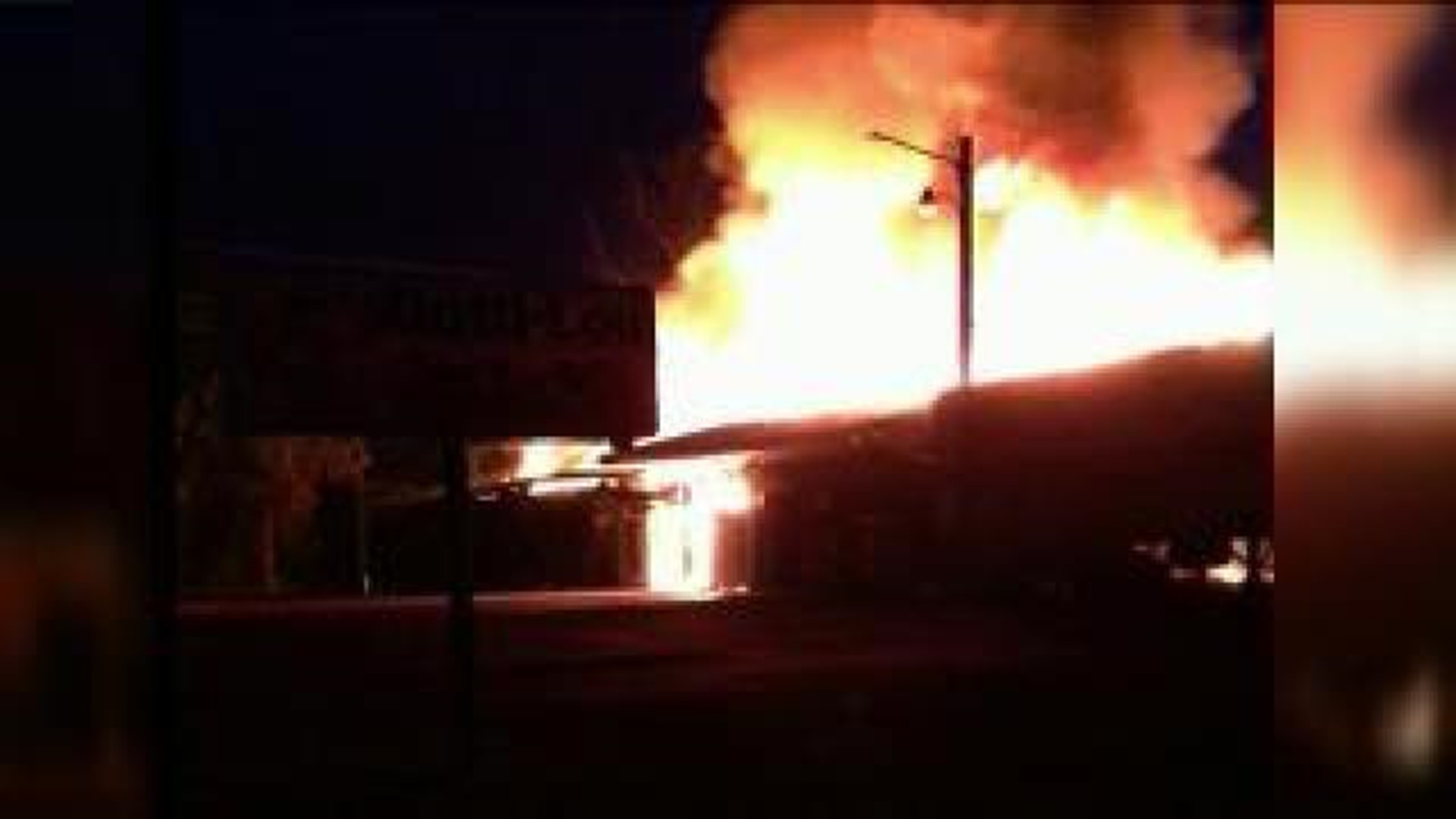 Gas Employees Help Shop Owner, Run Into Burning Building