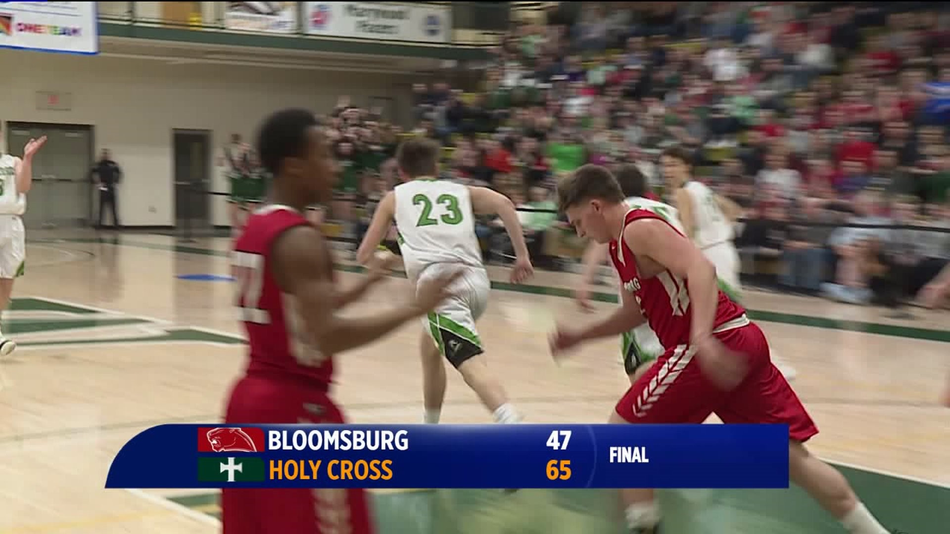 Holy Cross Boys Top Bloomsburg in State Tournament