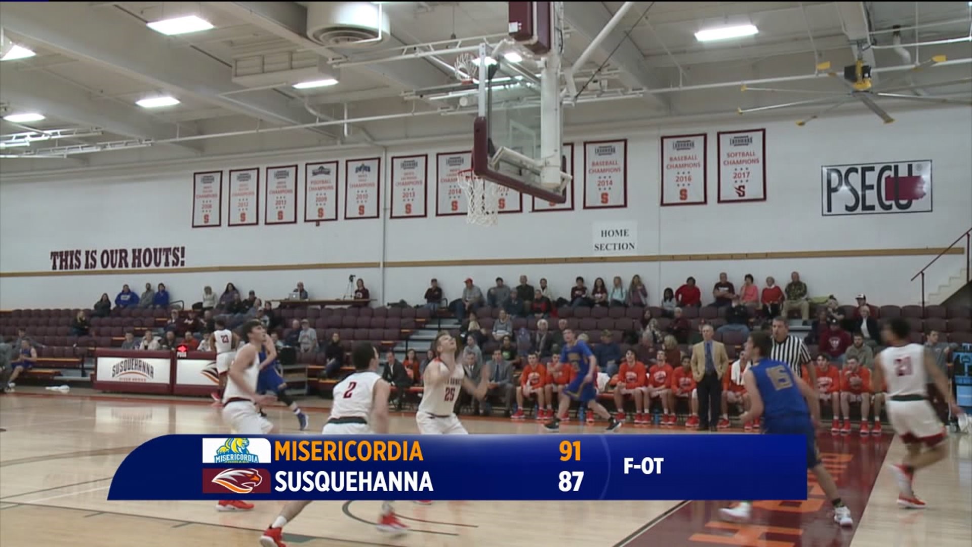 Misericordia vs Susquehanna Mens basketball