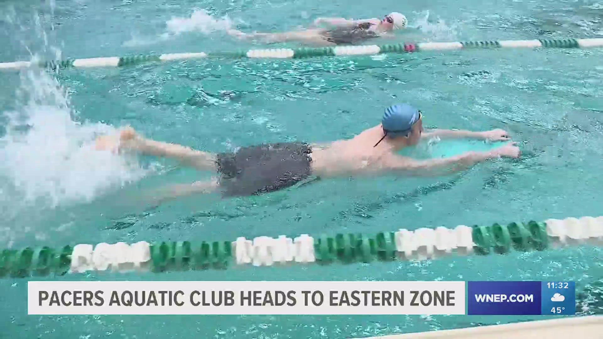 The Pacers Aquatic Club trains at Marywood University