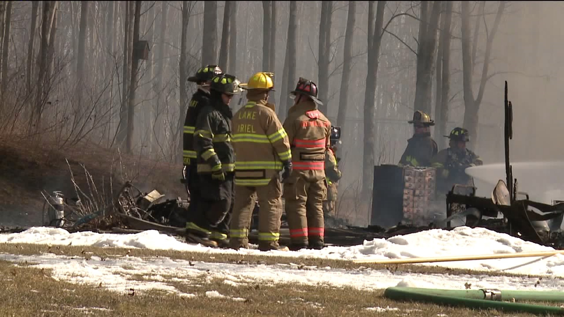 Home Destroyed by Fire in Wayne County