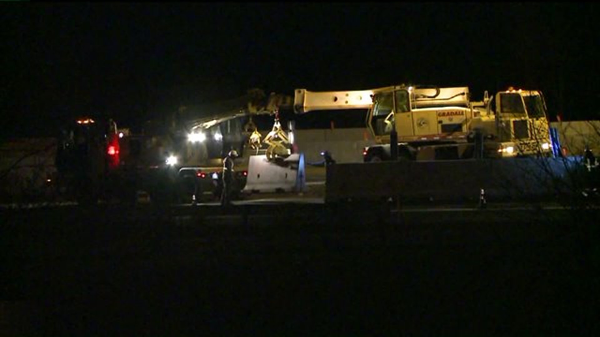 Crews Remove Traffic Split on Interstate 81 North Near Pittston