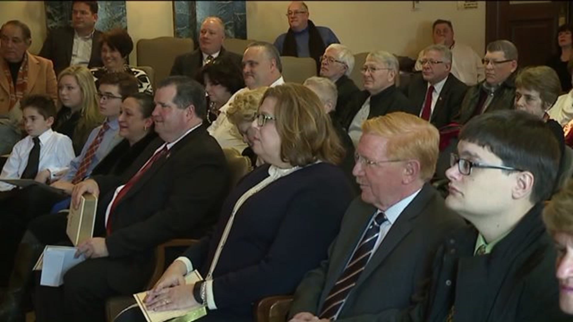 New Commissioners Take Oath of Office Amid Controversy