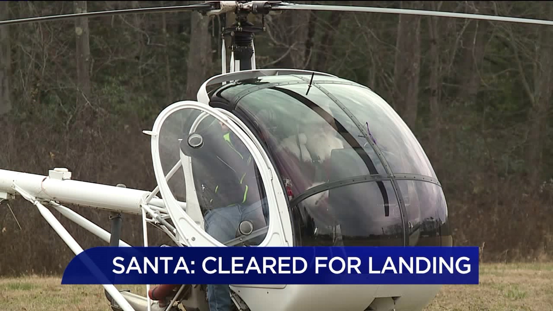 Santa's Helicopter Trip to Monroe County