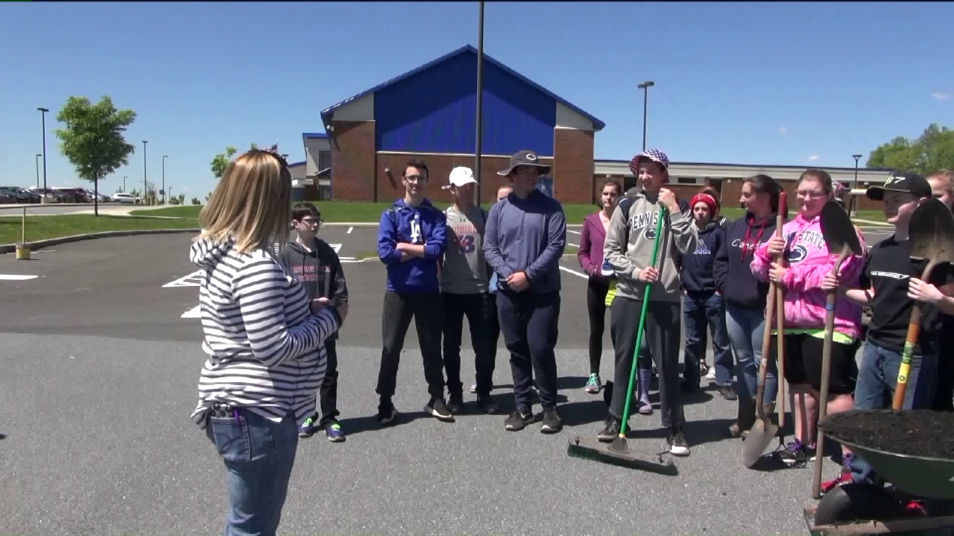 Schuylkill County Students Taking Science Class Outside