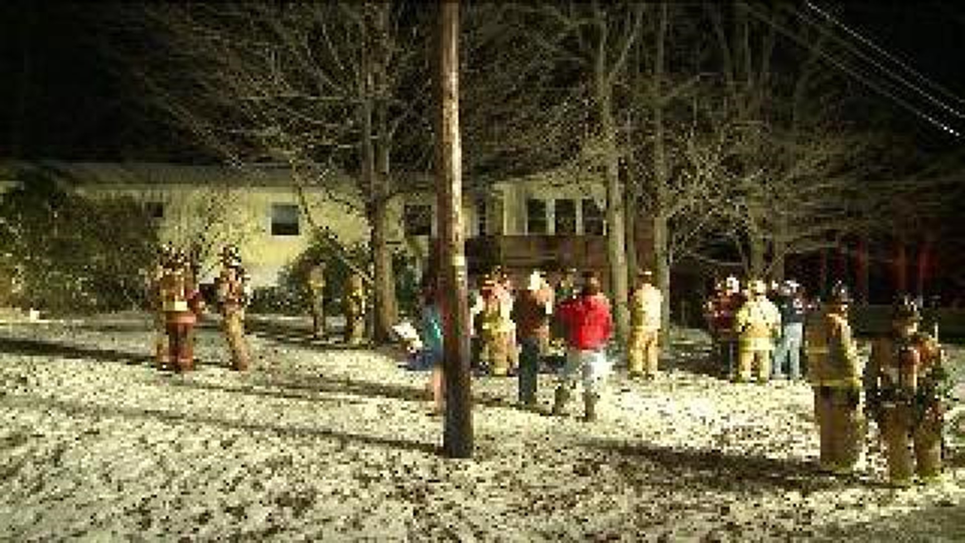 Firefighters Investigate Cause of Vacant House Fire