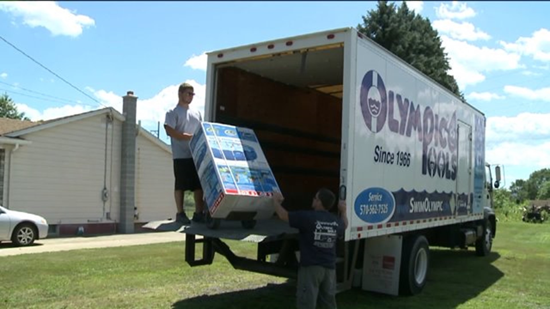 Company Donates New Pool to Luzerne County Woman