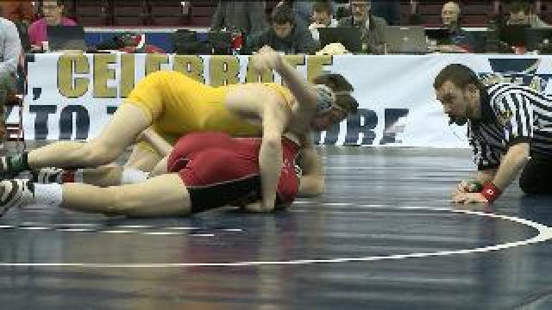 PIAA Wrestling Championships AA Prelims Upper Weight Classes