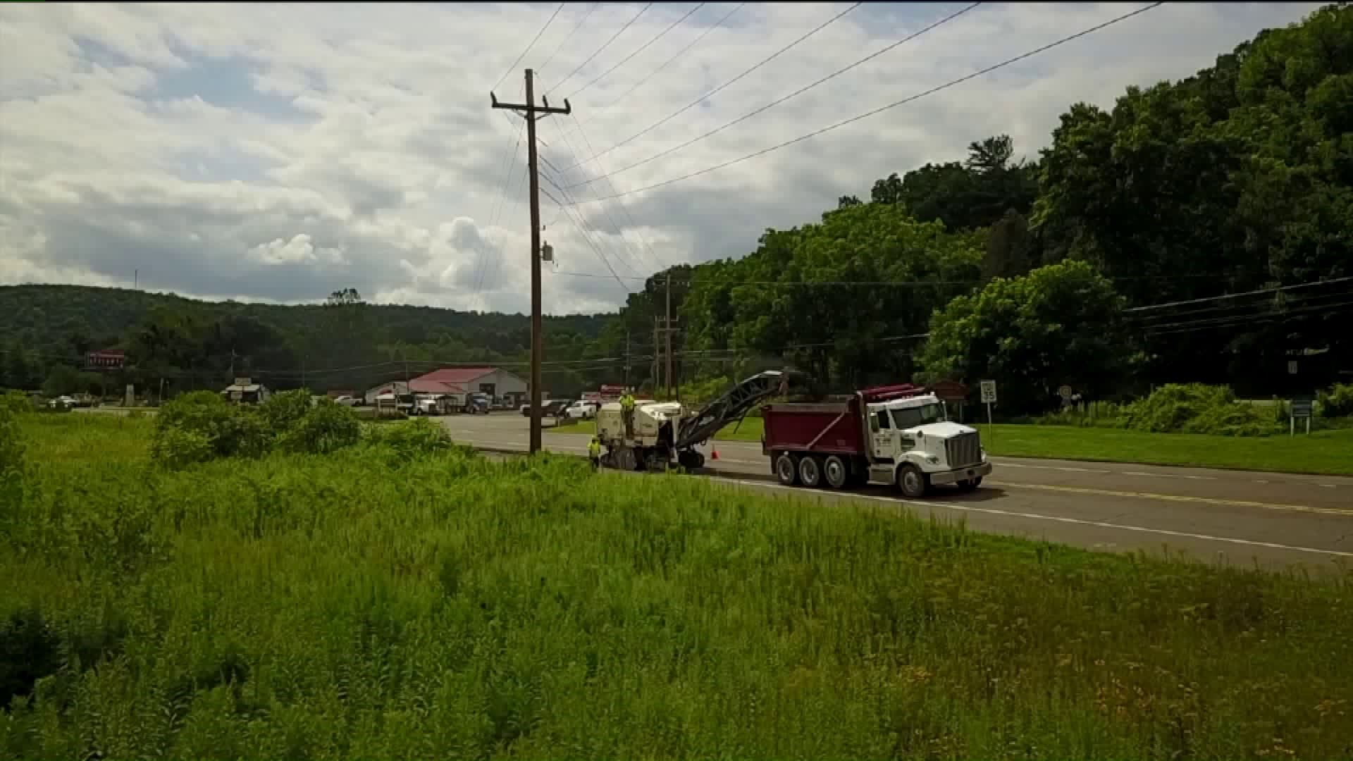 Paving Project Beginning in Wyoming County