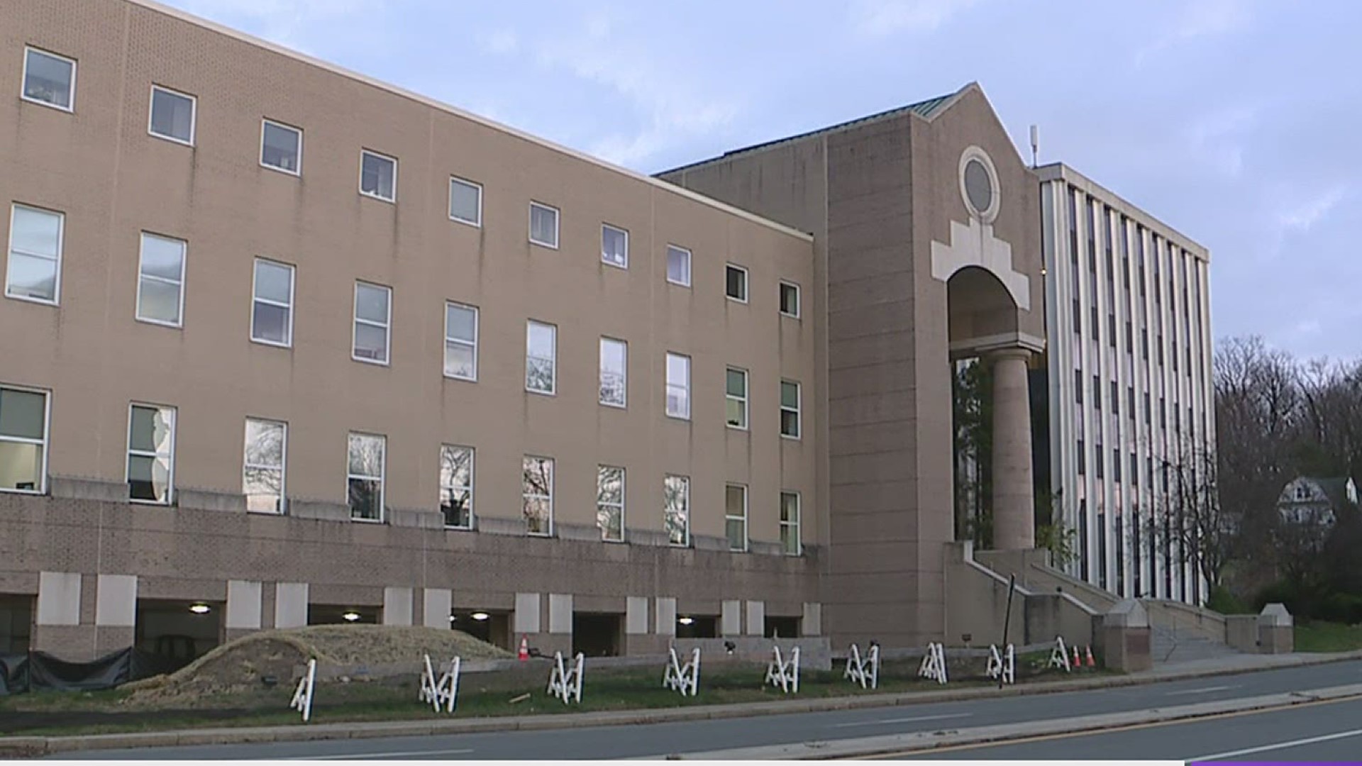 Luzerne County's Central Court will be closed until Monday, November 30 because of positive cases of COVID-19.