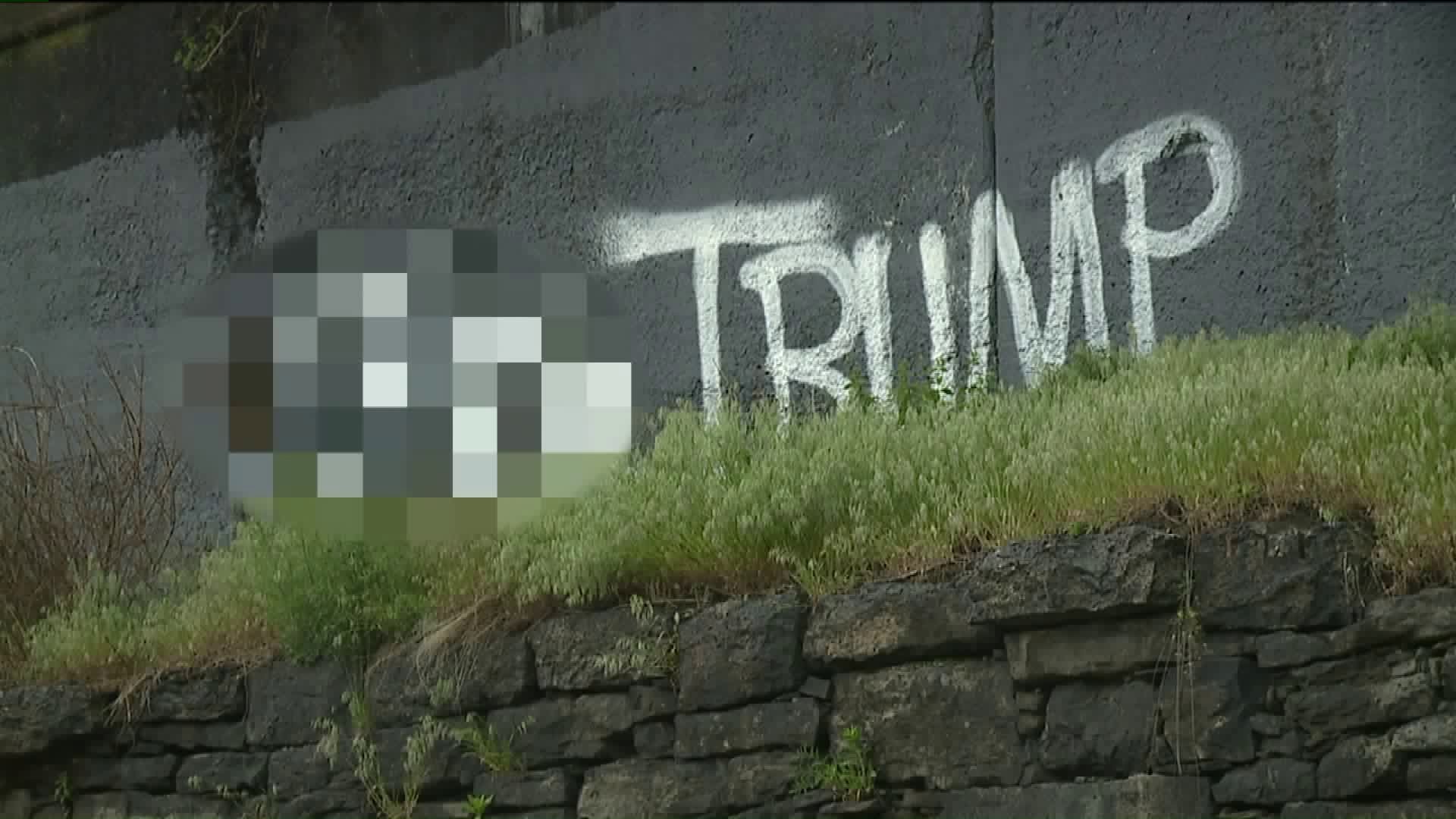 Graffiti in Scranton Includes Vulgar Message to President