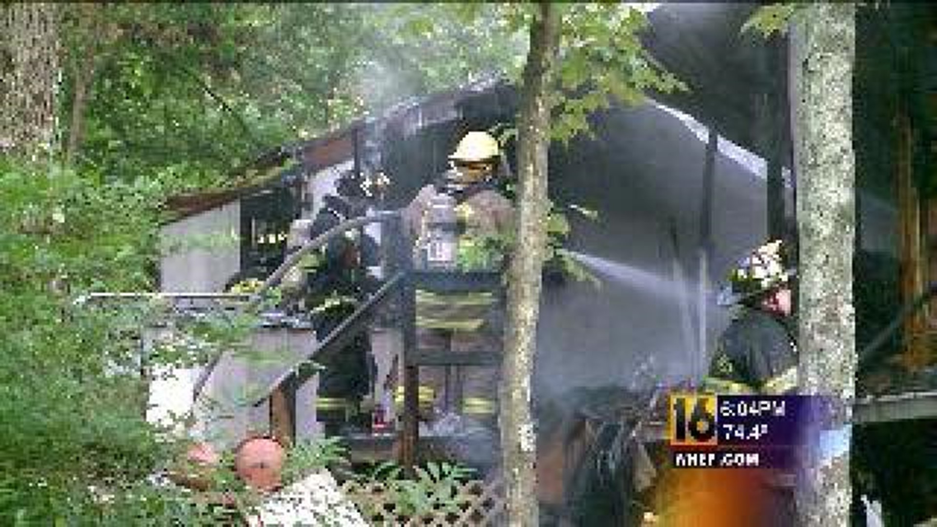 Fire in Monroe County Sends Four to the Hospital