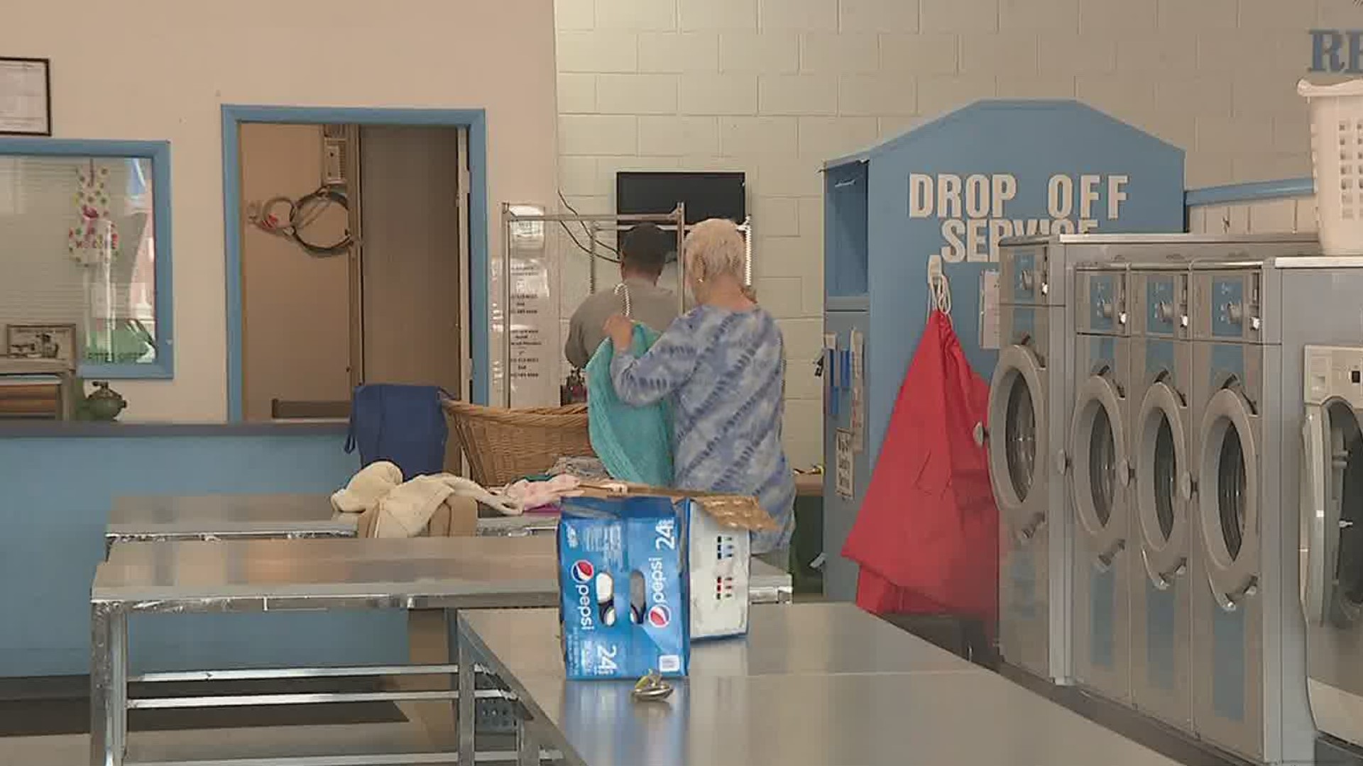 A laundromat in Northumberland County plans to stay open and give seniors a hand. You don't even have to leave your car.