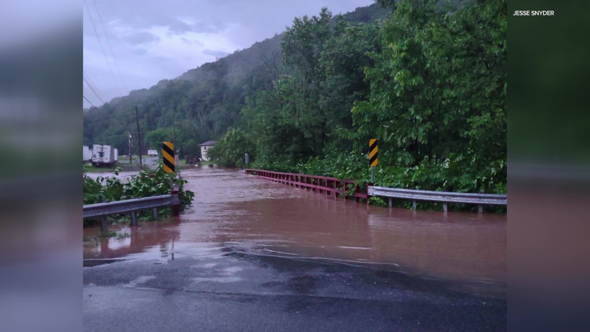 Some of the storms caused some flooding issues.