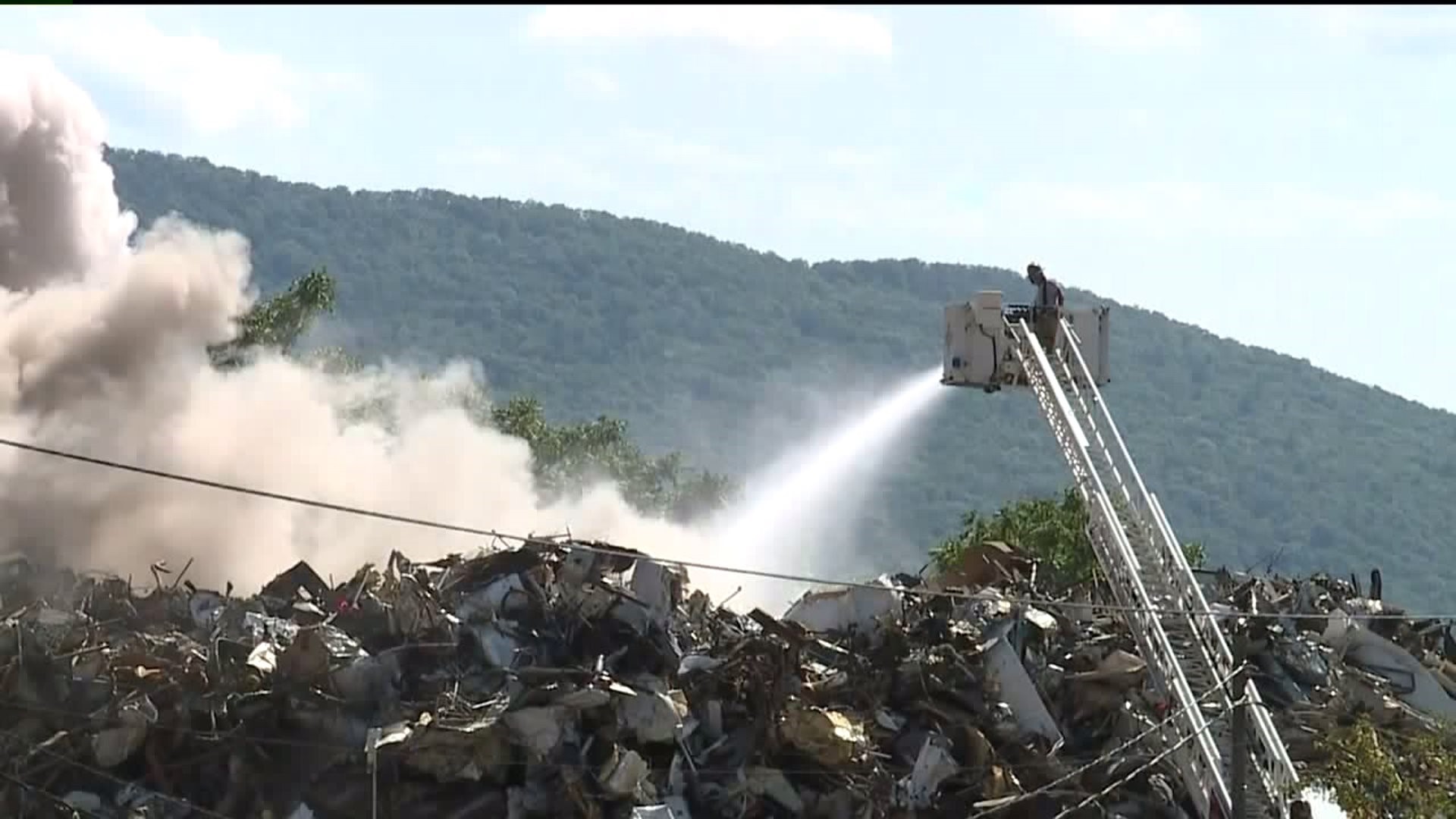 Fire at Recycling Facility in Williamsport
