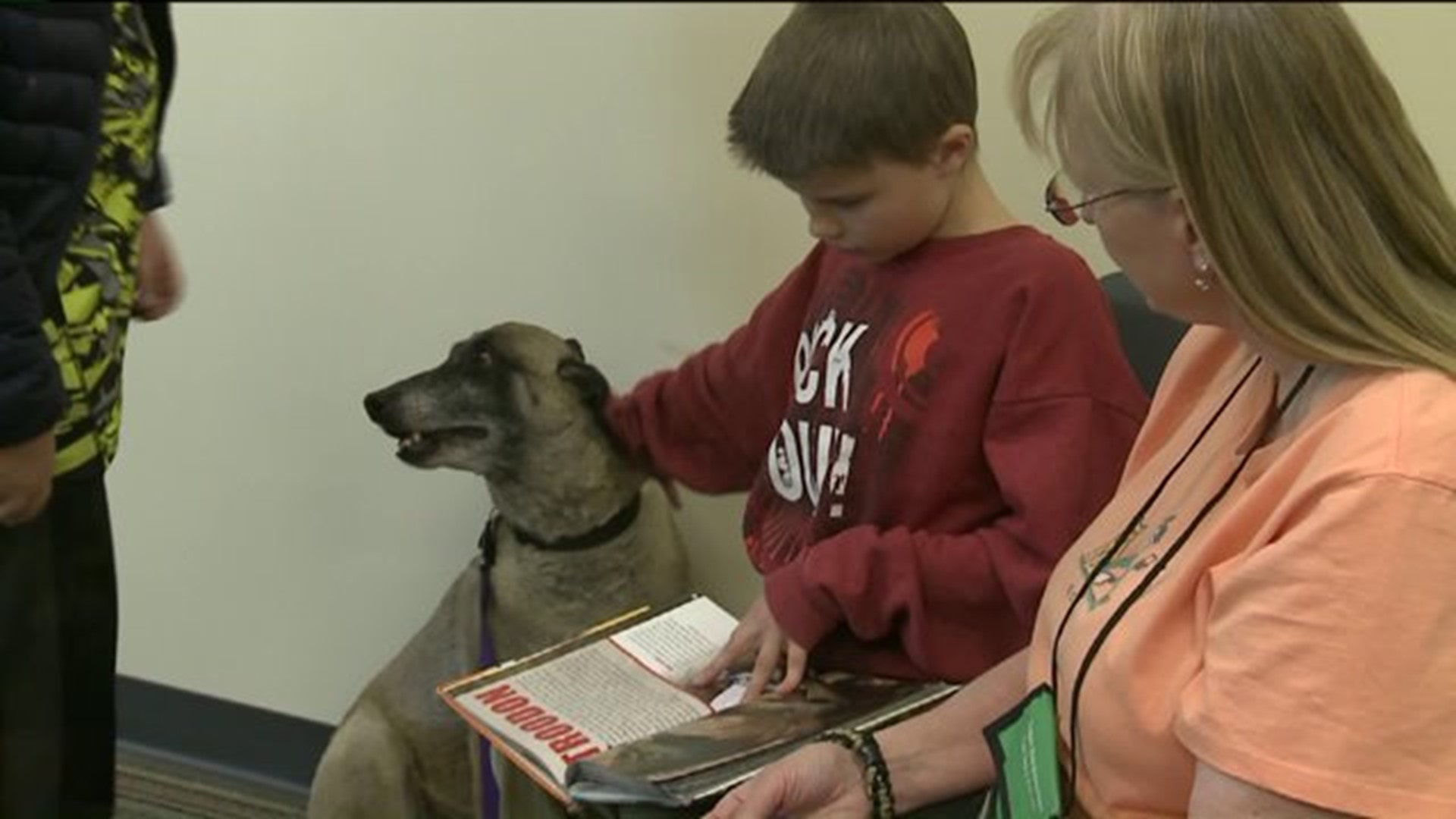 Kids Practiced Reading Skills by Reading to Dogs