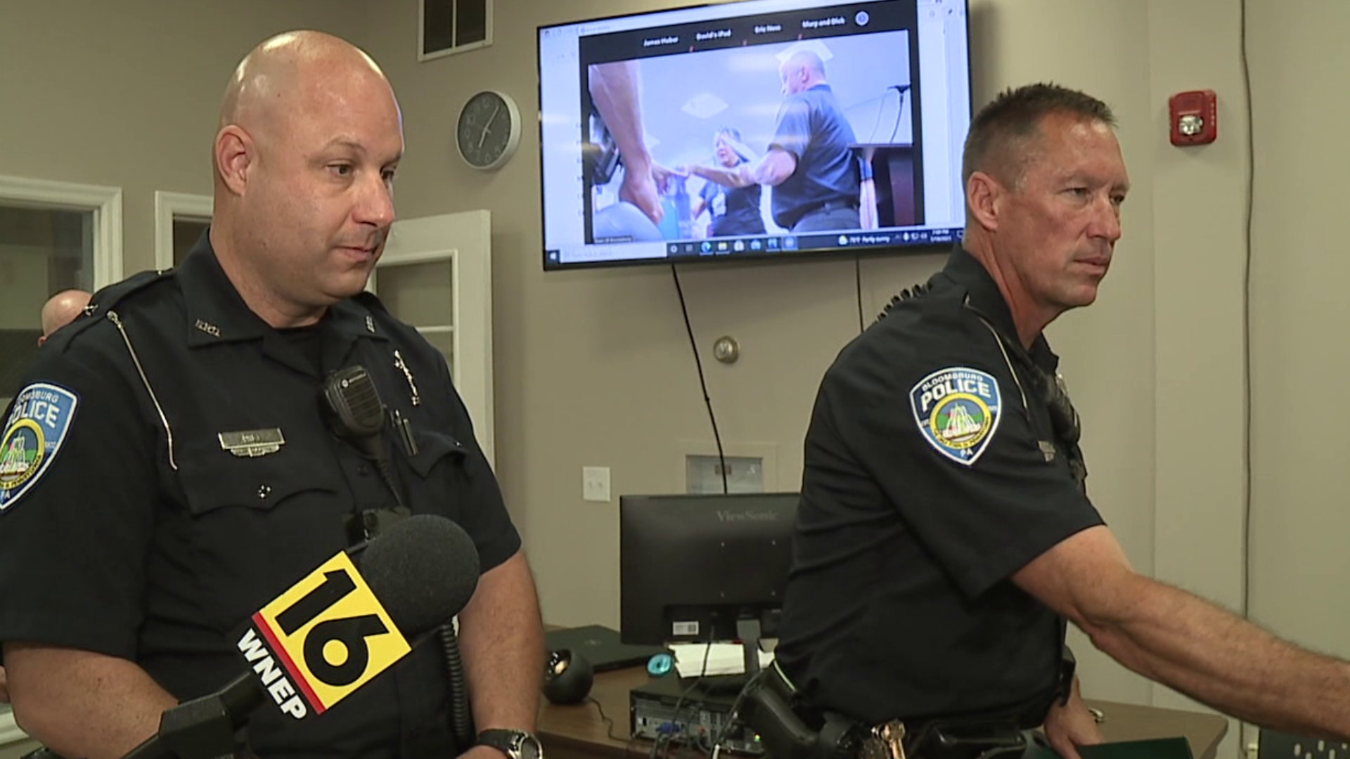 police officer saving someone