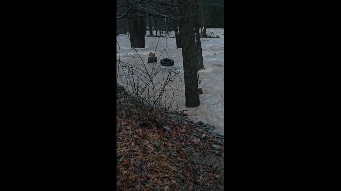 Flooding in Clarks Summit, PA