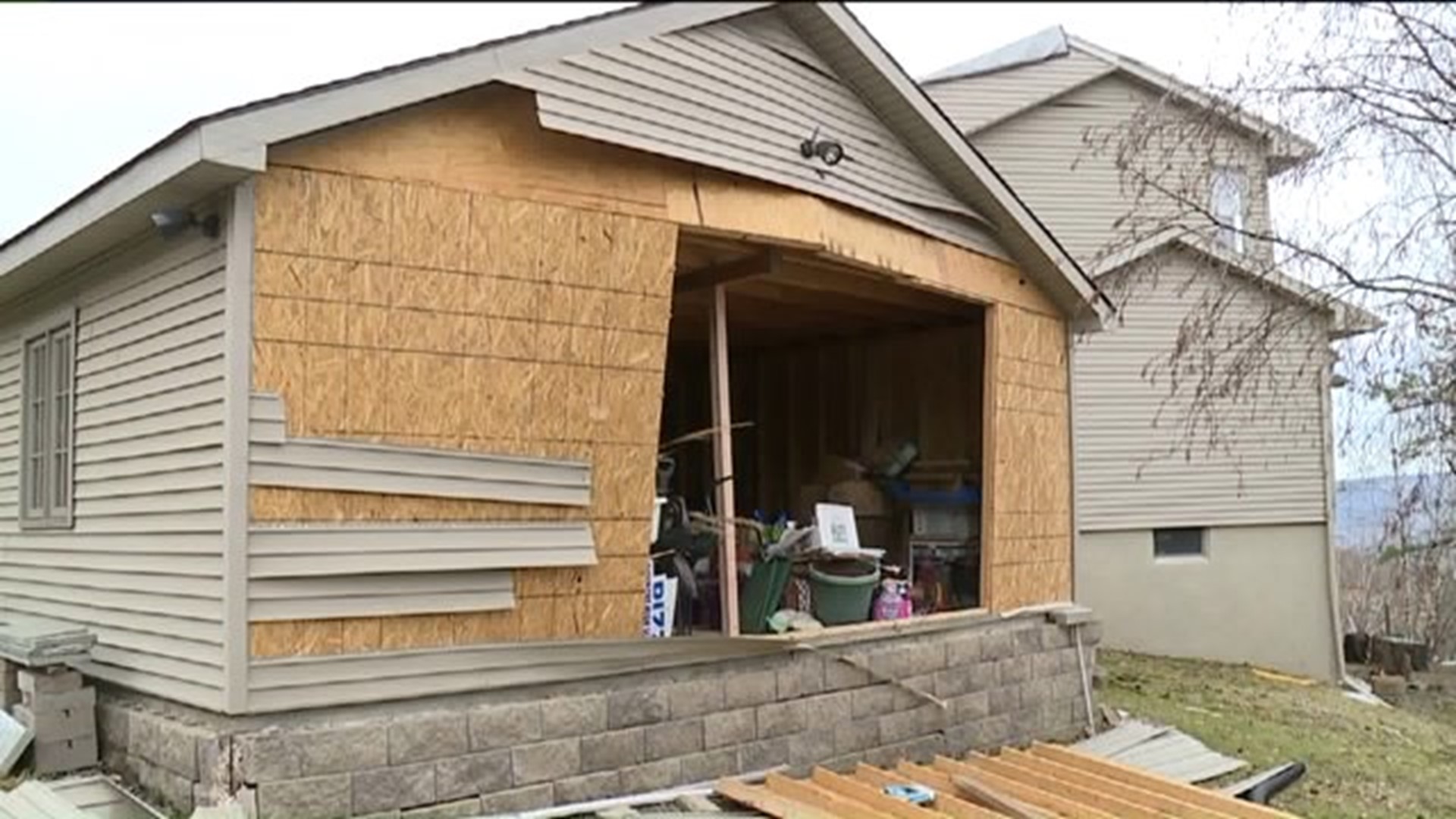 Path of Destruction from Tornado in Lackawanna, Luzerne Counties