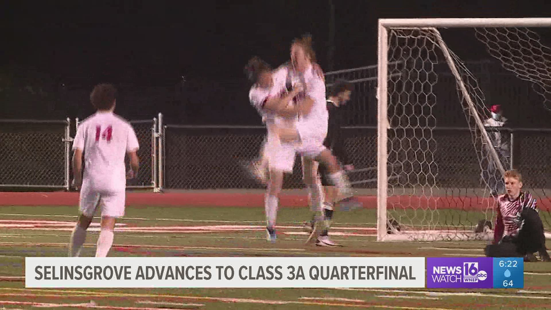 Selinsgrove, after a 4-3 win over Crestwood, advances to the State Quarterfinals in Boys Soccer.  That is where the Seals season ended in 2019.
