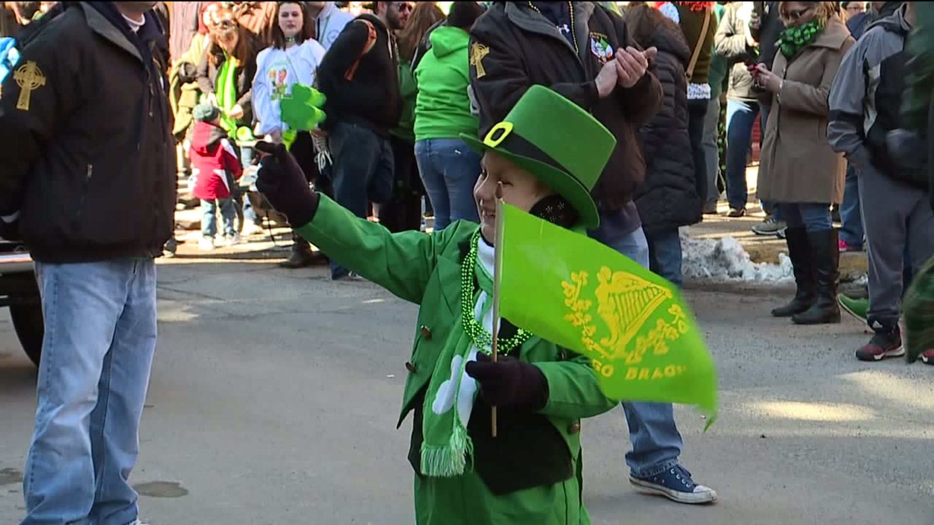Celebrating St. Patrick's Day with a Parade in Jim Thorpe