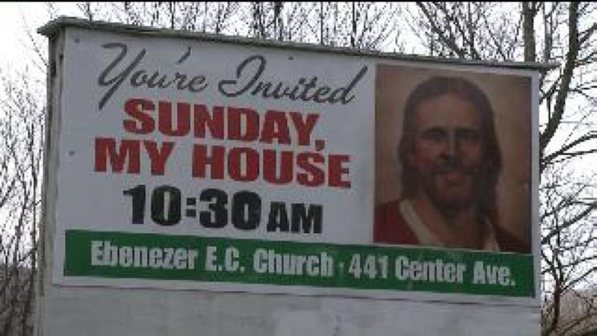 Vandals Strike Church Billboard Again