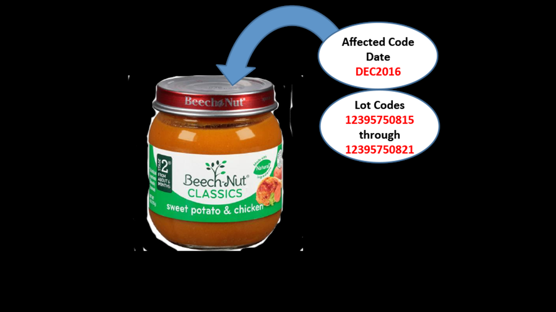BeechNut Baby Food Recalled Because It May Contain Pieces of Glass