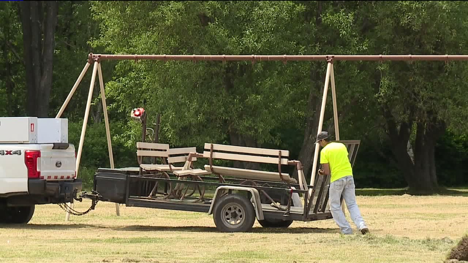 Equipment Removed from Disputed Playground