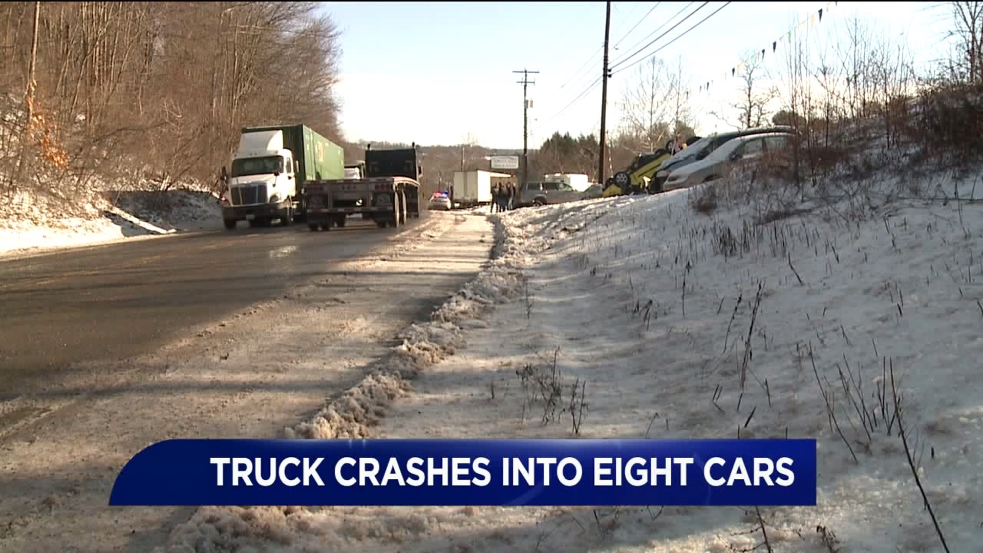 Truck Crashes into Car Dealership in Wyoming County