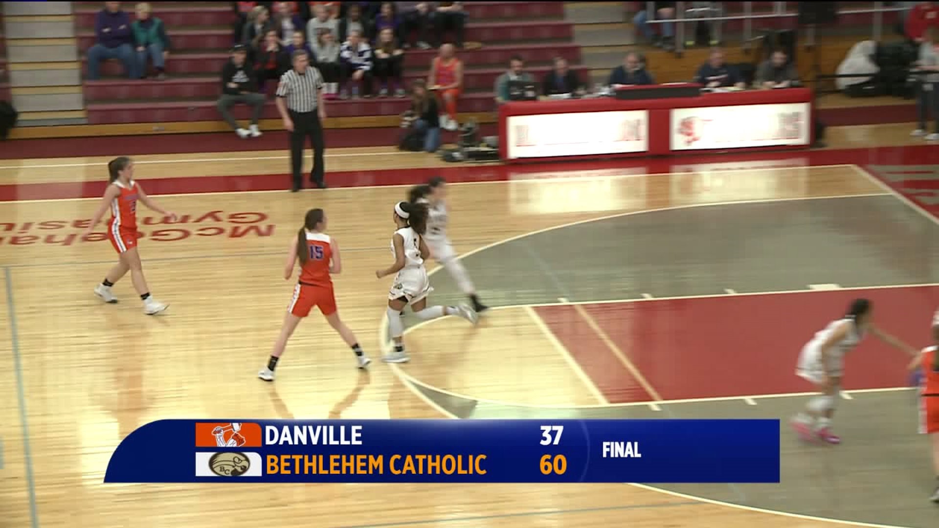Danville Girls Fall to Bethlehem Catholic in State Tournament
