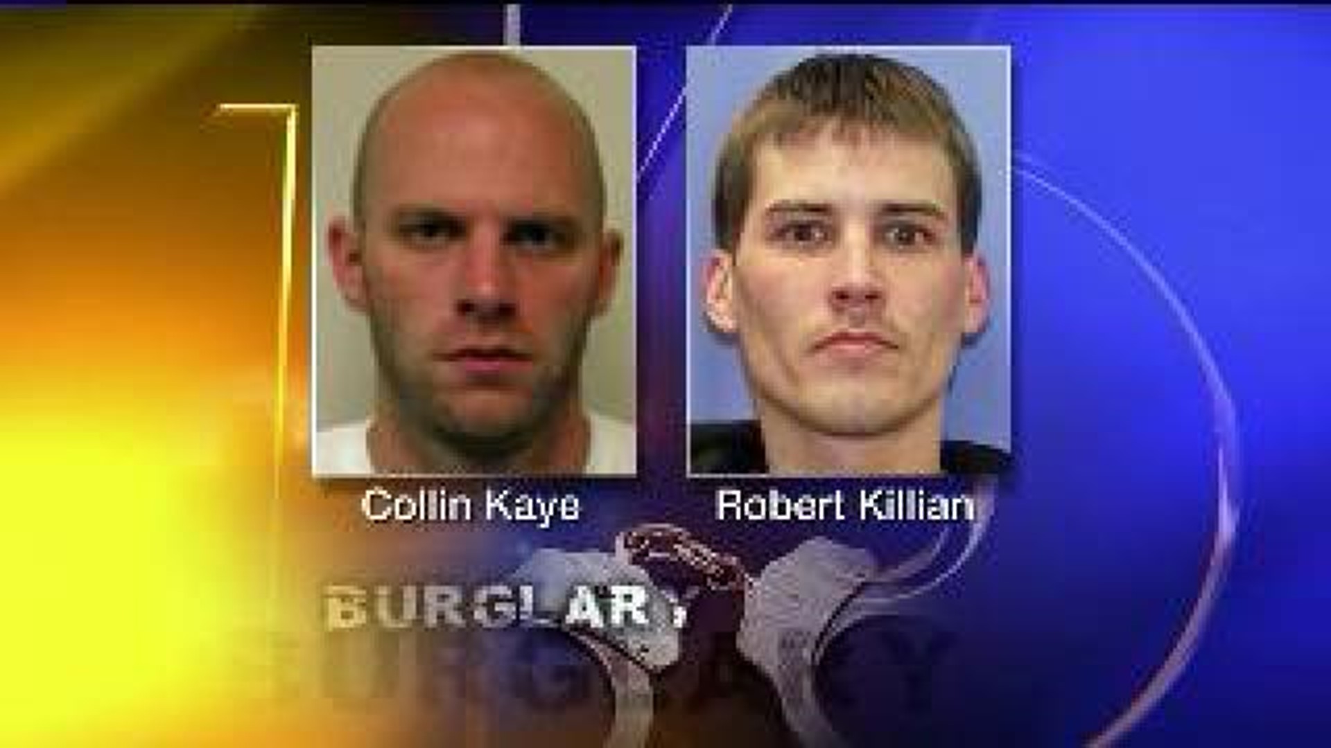 Burglary Suspect in Police Custody