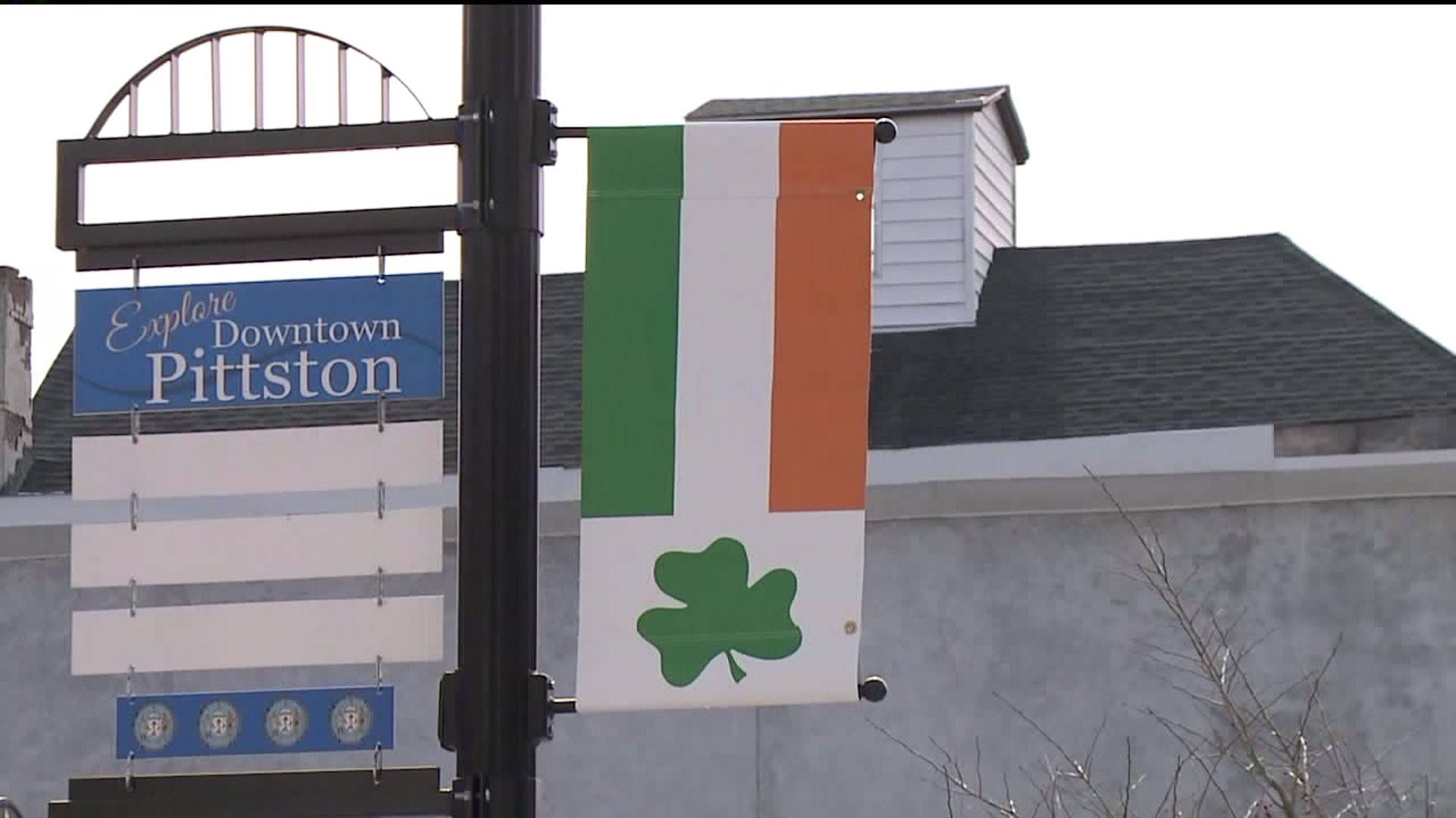 Preparations for Pittston St. Patrick`s Day Parade