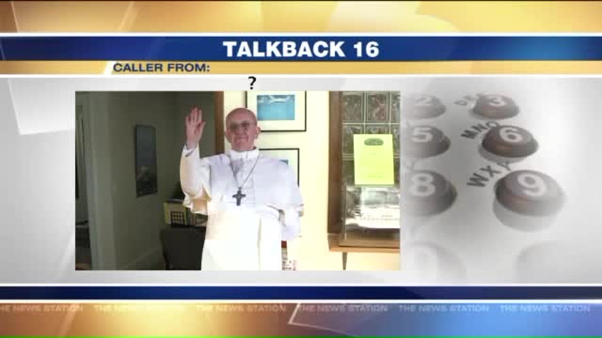 Talkback 16: Pope Visit, Sports Station