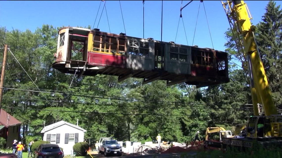 Trolley Car on the Road to Restoration